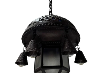 Vienna Secession Art Nouveau Chandelier Austria, 1900s